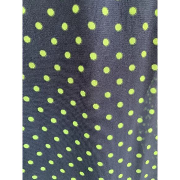 NEW Princess Vera Wang Sleeveless Polka Dot Cascade Front Top XL - Picture 5 of 5